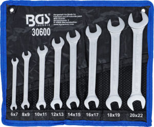BGS 30600 Doppel-Maulschlüssel-Satz | SW 6 - 22 mm | 8-tlg.