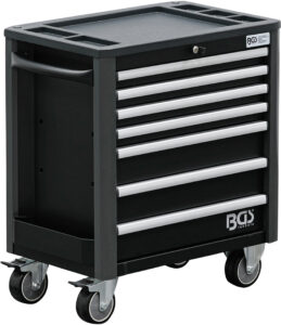 BGS 4102 Werkstattwagen | 7 Schubladen | extra geringe Bauhöhe | leer