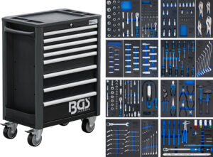 BGS 4114 Werkstattwagen Profi Exclusive | 8 Schubladen | mit 259 Werkzeugen