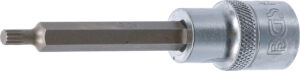 BGS 4359 Bit-Einsatz | Länge 100 mm | Antrieb Innenvierkant 12,5 mm (1/2") | Innenvielzahn (für XZN) M5