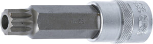 BGS 4365 Bit-Einsatz | Länge 100 mm | Antrieb Innenvierkant 12,5 mm (1/2") | Innenvielzahn (für XZN) mit Bohrung M18