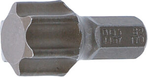 BGS 4457 Bit | Länge 30 mm | Antrieb Außensechskant 8 mm (5/16") | T-Profil (für Torx) T70