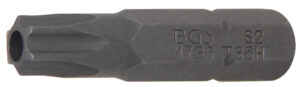 BGS 4736 Bit | Länge 25 mm | Antrieb Außensechskant 6,3 mm (1/4") | T-Profil (für Torx) mit Bohrung T35
