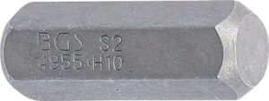 BGS 4955 Bit | Länge 30 mm | Antrieb Außensechskant 10 mm (3/8") | Innensechskant 10 mm
