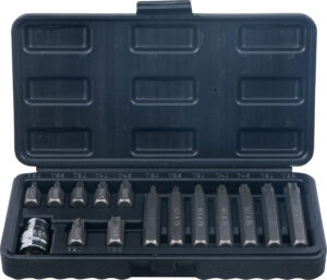 BGS 5040 Bit-Satz | Antrieb Außensechskant 10 mm (3/8") | T-Profil (für Torx) | 15-tlg.