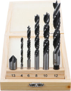 BGS 50401 Holzkronen-Fräsbohrer-Satz | 4 - 12 mm | 6-tlg.