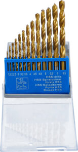 BGS 50813 HSS-Spiralbohrer-Satz | titan-nitriert | 1,5 - 6,5 mm | 13-tlg.