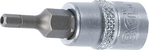 BGS 5156-3 Bit-Einsatz | Antrieb Innenvierkant 6,3 mm (1/4") | Innensechskant mit Bohrung 3 mm