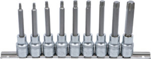 BGS 5177 Bit-Einsatz-Satz | Antrieb Innenvierkant 12,5 mm (1/2") | T-Profil (für Torx) | 9-tlg.