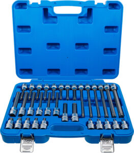 BGS 5182 Bit-Einsatz-Satz | Antrieb Innenvierkant 12,5 mm (1/2") | T-Profil (für Torx) | 32-tlg.