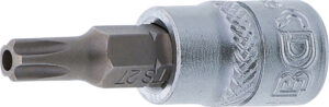 BGS 5184-TS27 Bit-Einsatz | Antrieb Innenvierkant 6,3 mm (1/4") | TS-Profil (für Torx Plus) mit Bohrung TS27