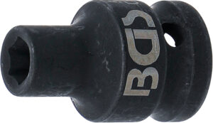 BGS 5205-8 Kraft-Steckschlüssel-Einsatz Sechskant | Antrieb Innenvierkant 12,5 mm (1/2") | SW 8 mm