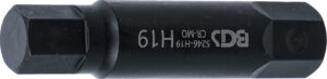 BGS 5246-H19 Bit | Länge 100 mm | Antrieb Außensechskant 22 mm | Innensechskant 19 mm