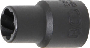 BGS 5270 Spiral-Profil-Steckschlüssel-Einsatz / Schraubenausdreher | Antrieb Innenvierkant 10 mm (3/8") | SW 10 mm