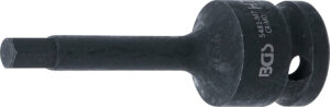 BGS 5481-M7 Kraft-Bit-Einsatz | Länge 75 mm | Antrieb Innenvierkant 12,5 mm (1/2") | Innensechskant 7 mm