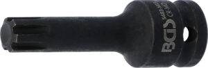 BGS 5483-M13 Kraft-Bit-Einsatz | Länge 75 mm | Antrieb Innenvierkant 12,5 mm (1/2") | Keil-Profil (für RIBE) M13