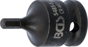 BGS 5485-5 Kraft-Bit-Einsatz | Länge 42 mm | Antrieb Innenvierkant 12,5 mm (1/2") | Innensechskant 5 mm