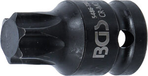 BGS 5486-T80 Kraft-Bit-Einsatz | Länge 42 mm | Antrieb Innenvierkant 12,5 mm (1/2") | T-Profil (für Torx) T80