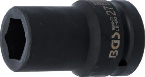 BGS 5500-27 Kraft-Steckschlüssel-Einsatz Sechskant, tief | Antrieb Innenvierkant 25 mm (1") | SW 27 mm