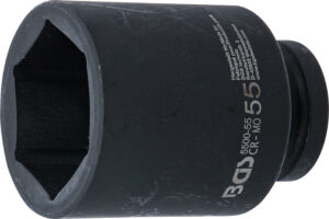 BGS 5500-55 Kraft-Steckschlüssel-Einsatz Sechskant, tief | Antrieb Innenvierkant 25 mm (1") | SW 55 mm