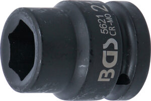 BGS 5621 Kraft-Steckschlüssel-Einsatz Sechskant | Antrieb Innenvierkant 20 mm (3/4") | SW 21 mm