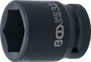 BGS 5632 Kraft-Steckschlüssel-Einsatz Sechskant | Antrieb Innenvierkant 20 mm (3/4") | SW 32 mm