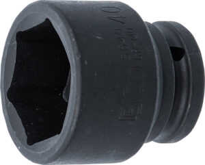 BGS 5640 Kraft-Steckschlüssel-Einsatz Sechskant | Antrieb Innenvierkant 20 mm (3/4") | SW 40 mm