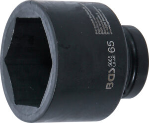 BGS 5865 Kraft-Steckschlüssel-Einsatz Sechskant | Antrieb Innenvierkant 25 mm (1") | SW 65 mm