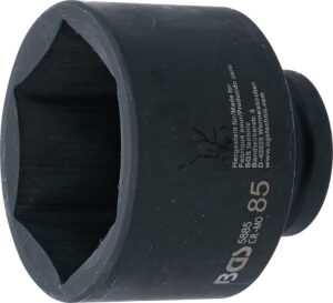 BGS 5885 Kraft-Steckschlüssel-Einsatz Sechskant | Antrieb Innenvierkant 25 mm (1") | SW 85 mm