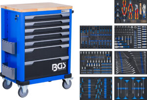 BGS 6067 Werkstattwagen | 7 Schubladen | mit 286 Werkzeugen