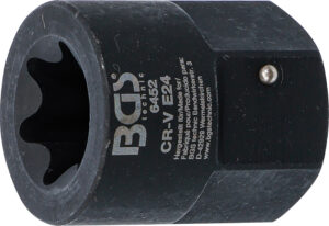 BGS 6452 Bremssattel-Einsatz | E-Profil (für Torx) | für MAN TGA | Antrieb Außensechskant 30 mm | SW E24