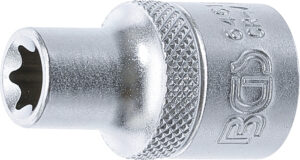 BGS 6461 Steckschlüssel-Einsatz E-Profil | Antrieb Innenvierkant 12,5 mm (1/2") | SW E11