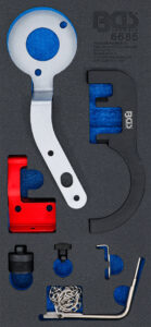 BGS 6685 Werkstattwageneinlage 1/3: Motor-Einstellwerkzeug-Satz | für BMW, MINI 1.5, 2.0 Diesel