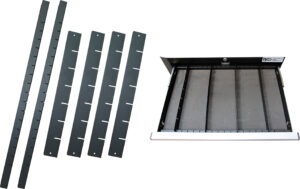 BGS 67166 Schubladenteiler für Werkstattwagen PROFI | 6-tlg.