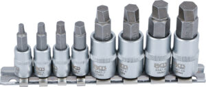 BGS 6847 Schraubenausdreher-Satz | Antrieb Innenvierkant 6,3 mm (1/4") / 10 mm (3/8") | für defekten Innensechskant 3 - 10 mm | 8-tlg.