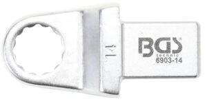 BGS 6903-14 Einsteck-Ringschlüssel | 14 mm | Aufnahme 14 x 18 mm