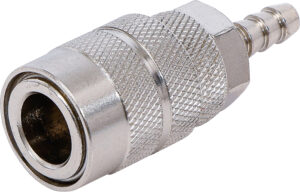 BGS 7058 Druckluft-Schnellkupplung mit 6 mm Schlauchanschluss | USA / Frankreich