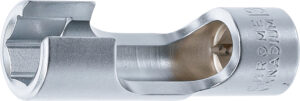 BGS 70988-13 Spezial-Steckschlüssel-Einsatz, geschlitzt | Antrieb Innenvierkant 10 mm (3/8") | SW 13 mm