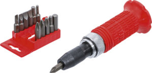 BGS 712 Hand-Schlagschrauber-Satz inkl. Bits | Abtrieb Innensechskant 12,5 mm (1/2")