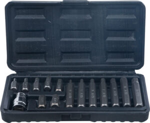 BGS 5070 Bit-Satz | Antrieb Außensechskant 10 mm (3/8") | Innensechskant 15-tlg.