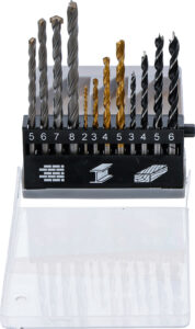 BGS Diy 50812 Kombi-Bohrer-Satz | 2 - 8 mm | 12-tlg.