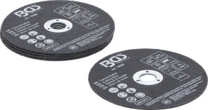 BGS 70998 Trennscheiben-Satz | für Edelstahl | Ø 75 x 1,0 x 10 mm | 5-tlg.