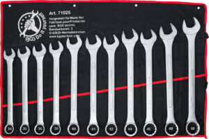 BGS Diy 71025 Maul-Ringschlüssel-Satz | XXL | SW 34 - 50 mm | 11-tlg.