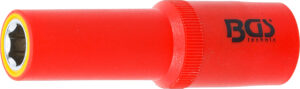 BGS 72061 VDE-Steckschlüssel-Einsatz Sechskant | Antrieb Innenvierkant 12,5 mm (1/2") | SW 11 mm