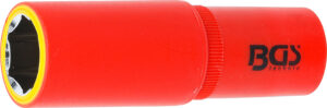 BGS 72069 VDE-Steckschlüssel-Einsatz Sechskant | Antrieb Innenvierkant 12,5 mm (1/2") | SW 19 mm