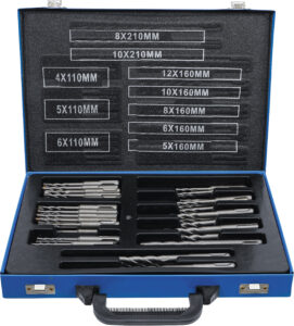 BGS 7894 Hammer-Bohrer-Satz | SDS-Schaft, Hartmetallspitze | 4 - 12 mm | 56-tlg.