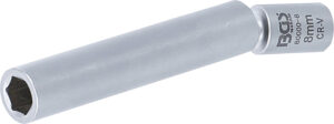 BGS 80000-8 Glüh- und Zündkerzen-Gelenk-Einsatz | Antrieb Innenvierkant 6,3 mm (1/4") | SW 8 mm