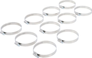 BGS 8095-60x80 Schlauchklemmen | rostfrei | 60 x 80 mm | 10-tlg.