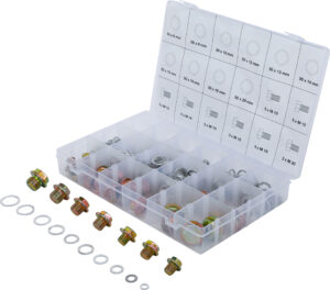 BGS 8119 Ölwannenschrauben- und Alu-Dichtring-Sortiment | 534-tlg.