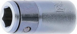 BGS 8213 Bit-Adapter mit Haltekugel | Innenvierkant 6,3 mm (1/4") | Innensechskant 6,3 mm (1/4")